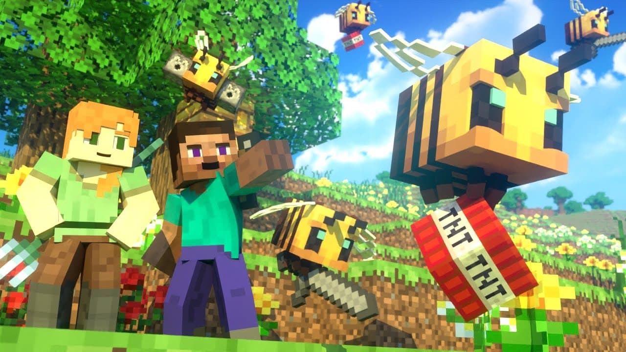 Still from Bees Fight